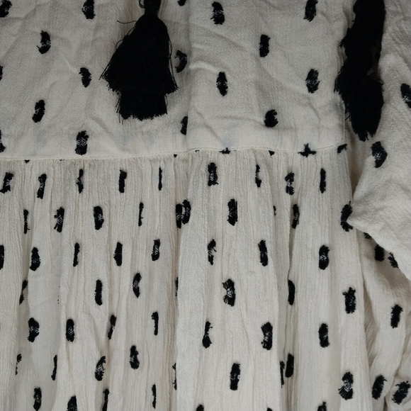 Masai Copenhagen Boho Hippe V-Neck Top/ Mini Dress Size M - Picture 12 of 16